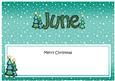 Merry Christmas June Trees Matching Large Dl Insert