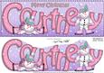 Merry Christmas Courtney Snowmen Large Dl & 3D Decoupage