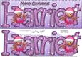 Merry Christmas Harriet Robins Large Dl & 3D Decoupage