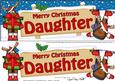 Xmas Daughter Rudolph Signpost Large Dl Easicut 3D Decoupage