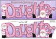 3rd Christmas Daughter Santa Large Dl & 3D Decoupage