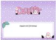 3rd Christmas Daughter Santa Matching Large Dl Insert