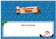 Christmas Nan Santa Signpost Large Dl Matching Insert