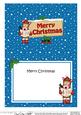 Xmas Merry Christmas Horse Signpost 5x7 Matching Insert