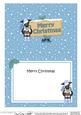 Xmas Merry Christmas Dog Signpost 5x7 Matching Insert