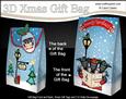 3D Xmas Carol Singing Scottie Dogs Gift Box Mini Kit
