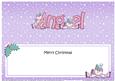 Xmas Angel Matching Large Dl Insert