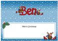 Xmas Ben Rudolph Matching Large Dl Insert