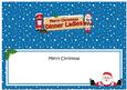Xmas Dinner Ladies Santa Signpost Large Dl Matching Insert
