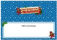 Xmas Nicholsons Robin Signpost Large Dl Insert