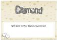 Diamond Anniversary Roses Large Dl Matching Insert
