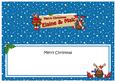 Xmas Elaine & Malc Rudolph Signpost Lge Dl Matching Insert