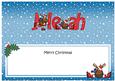Xmas Aleah Rudolph Matching Large Dl Insert