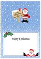 Xmas Personalised Janice & Iain Matching A5 Insert