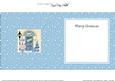 Singing Teddy Ed Christmas Door Matching Square Insert