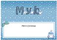 Xmas Mylo Penguins Matching Large Dl Insert