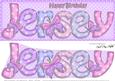 Birthday Jersey Butterflies Large Dl Quick Card 3D Decoupage