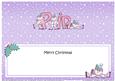 Xmas Pip Snowmen Matching Large Dl Insert