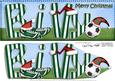 Xmas Billy Football Large Dl & 3D Decoupage