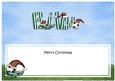 Xmas Billy Football Matching Large Dl Insert