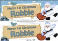 1st Xmas Robbie Santa Lge Dl Easicut Decoupage
