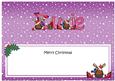 Xmas Evie Rudolph Matching Large Dl Insert