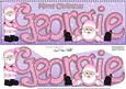 Xmas Georgie Santa Large Dl & 3D Decoupage