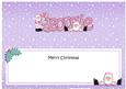 Xmas Georgie Santa Matching Large Dl Insert