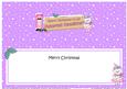 Xmas Adopted Daughter Teddy Signpost Lge Dl Matching Insert