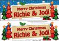 Xmas Richie & Jodi Trees Signpost Lge Dl Decoupage