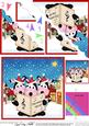 Singing Moo Cows Merry Carollers Scallop Corner
