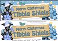 Xmas Tibbie Shiels Dog Signpost Large Dl Easicut Decoupage