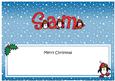 Xmas Sam Penguins Matching Large Dl Insert