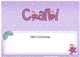 Xmas Calli Robins Matching Large Dl Insert