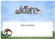 Xmas Adam Football Matching Large Dl Insert