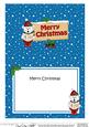 Xmas Teddy Ed Signpost 5x7 Matching Insert