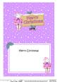 Xmas Westie Dog Signpost 5x7 Matching Insert