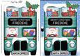 Xmas Santa Express Freddie A5 3D Decoupage