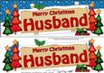 Xmas Husband Trees Signpost Large Dl Easicut 3D Decoupage