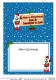 Xmas Son & Daughter in Law Bear Signpost 5x7 Insert