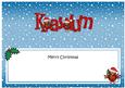 Xmas Kaylum Robins Matching Large Dl Insert