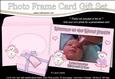 New Baby Girl Sophie Easicut Photo Frame Card Gift Set