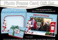 Xmas Westie Dogs Easicut Photo Frame Card Gift Set