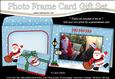 Xmas Santa's Sack Easicut Photo Frame Card Gift Set