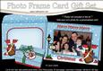 Xmas Rudolph Easicut Photo Frame Card Gift Set