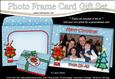 Xmas Rudolph Easicut Photo Frame Card Gift Set