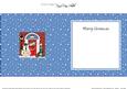 Singing Polar Bear Christmas Door Matching Square Insert