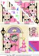 Singing Mily Moo Cow Christmas Door Scallop Corner Stacker