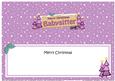 Xmas Babysitter Trees Signpost Lge Dl Matching Insert