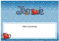 Xmas Jamie Sleigh Matching Large Dl Insert